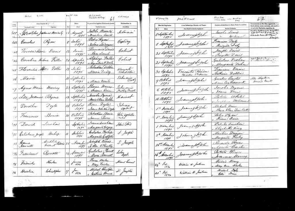 Francis Bonia 1959 Birth Certificate